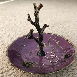 Jewelry Holder - Purple and Gold